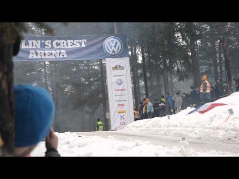 Ogier amazing jump at colins crest