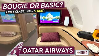 Qatar First Class, Good Enough? (Especially when FREE!) 🇹🇭→🇶🇦 QATAR AIRWAYS A380 FIRST CLASS to DOHA