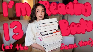 my may tbr 💌 ( a.k.a the 13 books I'm in the middle of and need to finish )