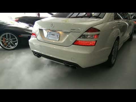 Mercedes Benz S65 V12 AMG Brutal Cold Start in Garage