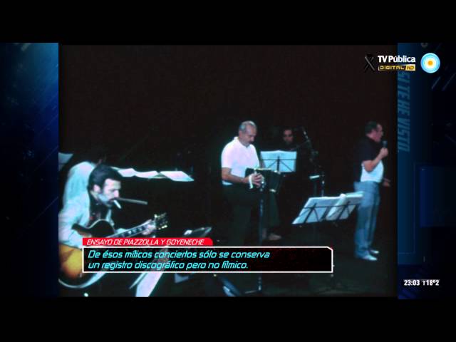 Archivo histórico - Ensayo de Goyeneche y Piazzola (1986)