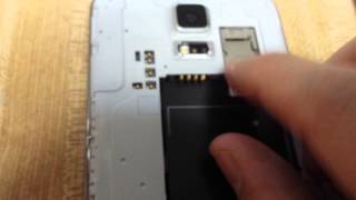SAMSUNG GALAXY S5: HOW TO INSERT & REMOVE SIM CARD