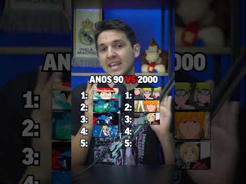 ANIMES ANOS 90 VERSUS ANOS 2000 QUEM VENCE? #ANIME #NARUTO #ONEPIECE