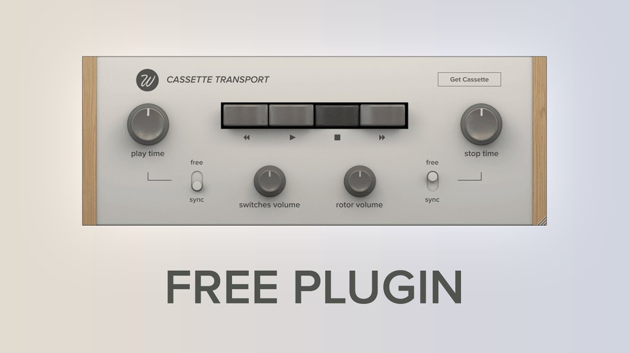Cassette Transport By Waves Factory Free Tape Emulation, Tape Stop VST