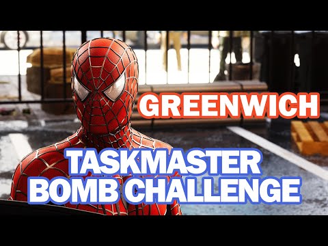 GREENWICH | Taskmaster BOMB CHALLENGE Ultimate Level | MARVEL'S SPIDER-MAN