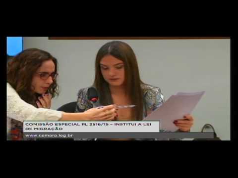 PL 2516/15 - INSTITUI A LEI DE MIGRAÇÃO - Reunião Deliberativa - 13/07/2016 - 12:07