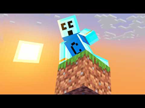 Minecraft but there's Only One Block