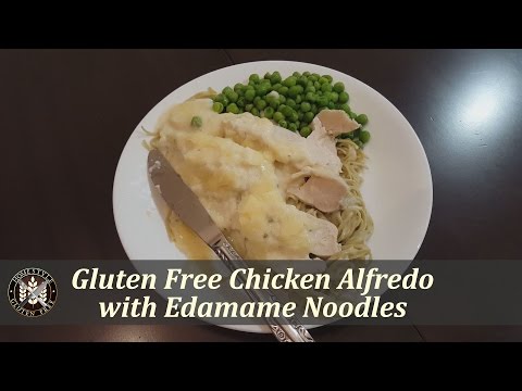 Chicken Alfredo with Edamame Noodles | HomeStyle Gluten Free