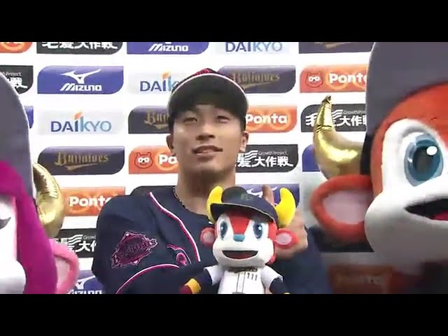 バファローズ・安達選手ヒーローインタビュー 2016/8/11 Bs-H