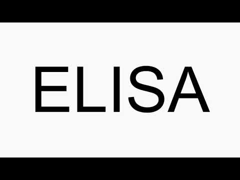 How to pronounce ELISA
