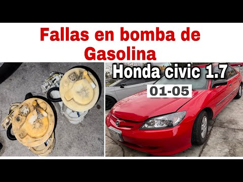 FALLA COMÚN EN BOMBA DE GASOLINA HONDA CIVIC 1.7L 2001-2005