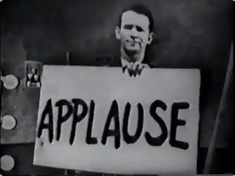 THE STEVE ALLEN SHOW 1957   Host Steve Allen with Charles Van Doren, Lilli Palmer, Don Adams