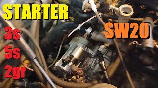 Toyota MR2 SW20 Starter - 2GR-FE 3S-GTE 3S-GE 5S-FE