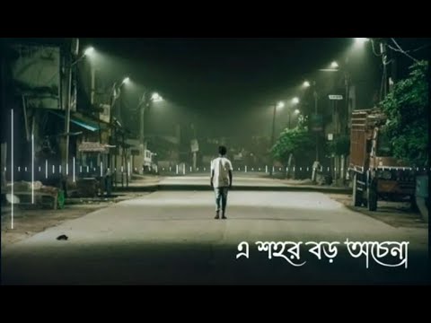 Dishahin Chokher Khoje jai ll এ শহর বড় অচেনা - Bangla Gan Lyrics