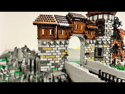 Brick City 125 - Das Eingangstor am Viadukt - 6 Monate Bau am Berg für die Burg - Jetzt das Finale