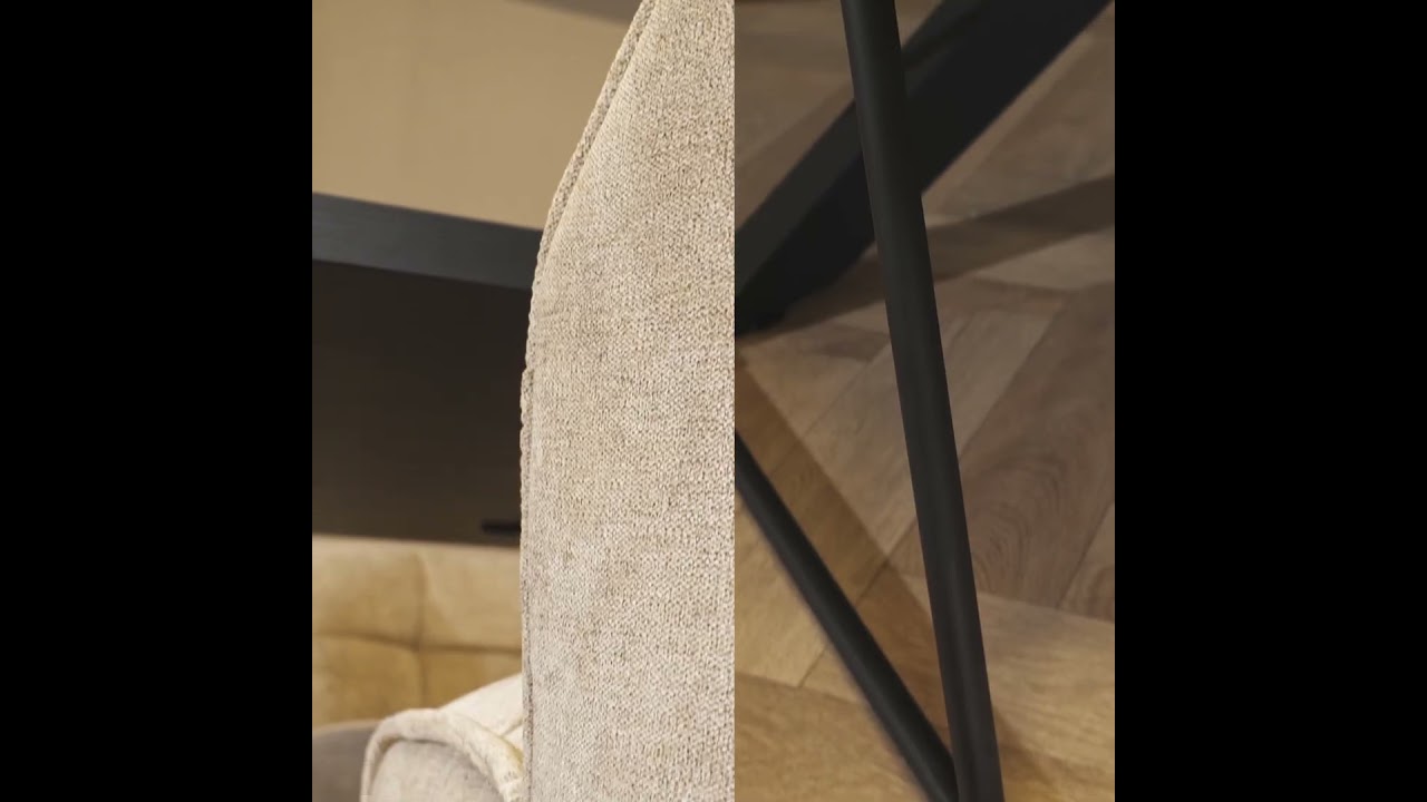 Chaise de salle à manger scandinave Jelle blanc