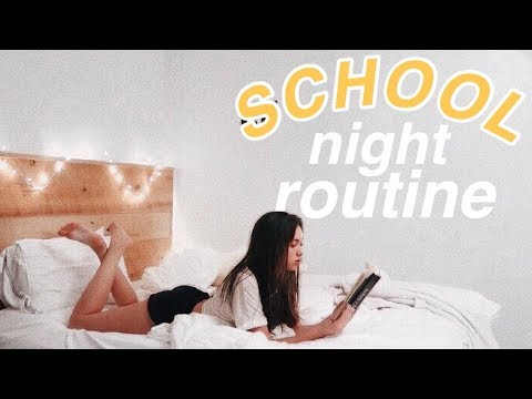 Vlog School Night Routine | Fall 2017 | Hannah Meloche