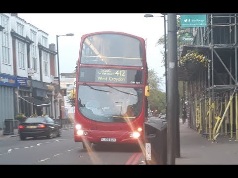 Onboard Arriva London VDL DB250 Wright Gemini, DW103 (LJ05 BJV), Route 412