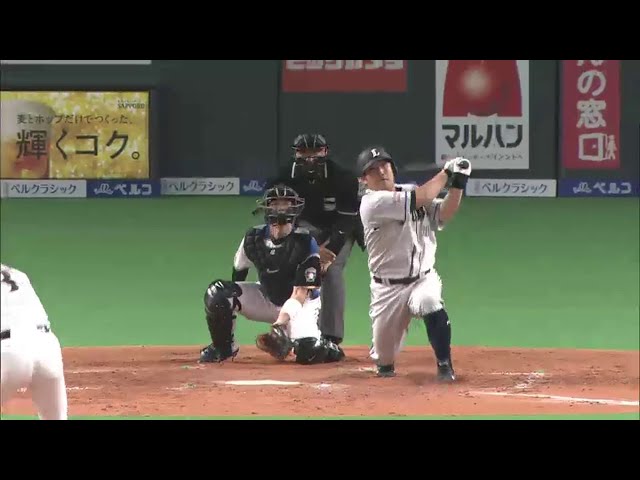 4回表 ライオンズ・中村 今季初の4番で4号ソロホームラン!! 2014/5/15 F-L