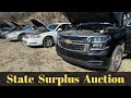 State Vehicle Surplus Auction and Results