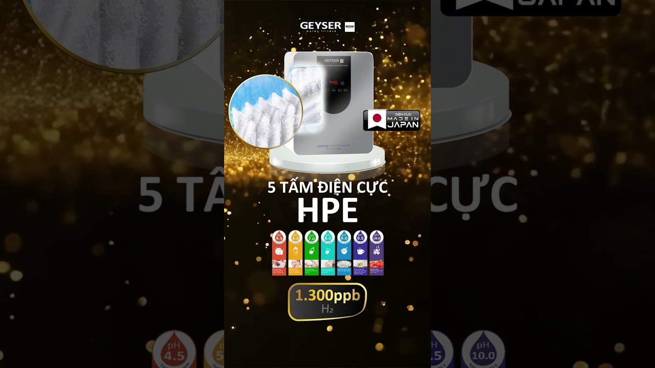 3 yếu tố giúp máy lọc nước ion kiềm Geyser Ecotar 9 Pro là lựa chọn tối ưu cho nguồn nước Việt