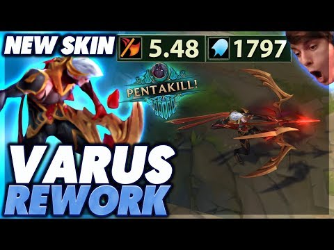 INSANE PENTAKILL WITH NEW VARUS | NEW SKIN - BunnyFuFuu