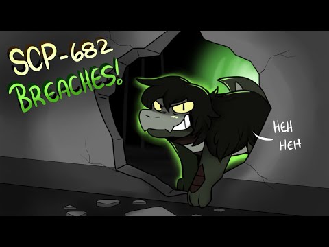 SCP-682 breaches containment (SCP Animation)