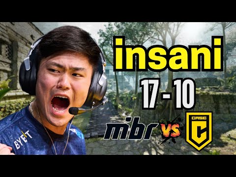 CS2 POV mibr insani (17-10) Rating 1.69 (Ancient) | ESL Challenger League Season 48 SA | 01/10/2024