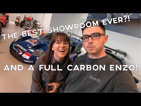 THE BEST SHOWROOM EVER?! | FULL CARBON FERRARI ENZO!
