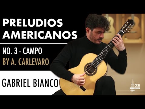 Gabriel Bianco plays Abel Carlevaro's "Preludios Americanos: No. 3 - Campo" on a 2022 Jochen Rothel