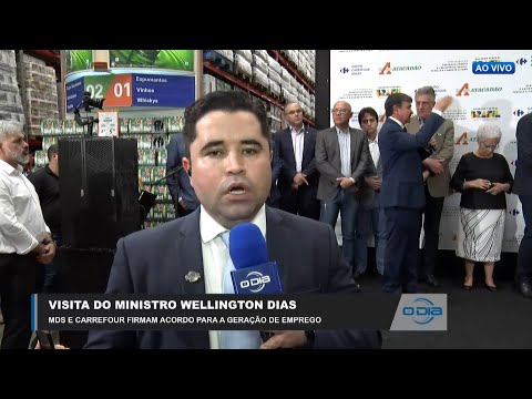 Wellington Dias visita Piauí em parceria MDS e Carrefour para geração de empregos 24 03 2023