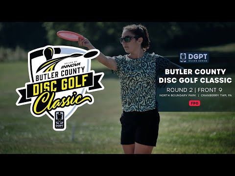 Round 2, Front 9 | FPO Shot-by-Shot Coverage | Butler County Disc Golf Classic