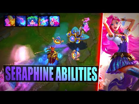 SERAPHINE ABILITIES GAMEPLAY SPOTLIGHT - League of Legends