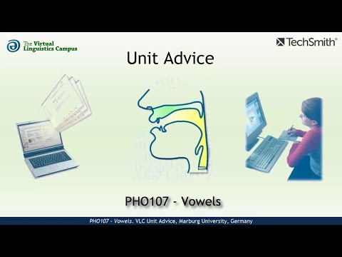 PHO107 - Unit Advice (Vowels)