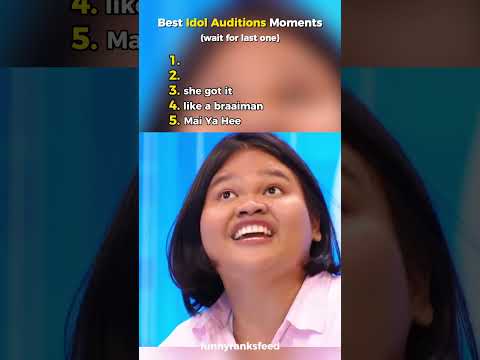 Top 5 Funniest Idol Auditions Ever! #audition #ranking #top5 #viralvideo