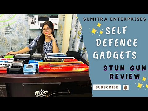 Self Defence Stun gun Review in Hindi || How to use Self Defence Stun Gun !!