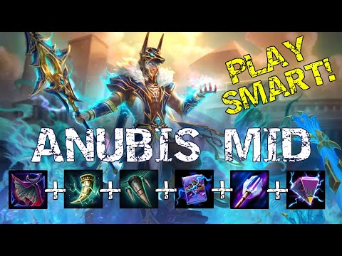 ANUBIS LIFESTEAL BUILD!! Anubis Mid Gameplay | Smite Conquest