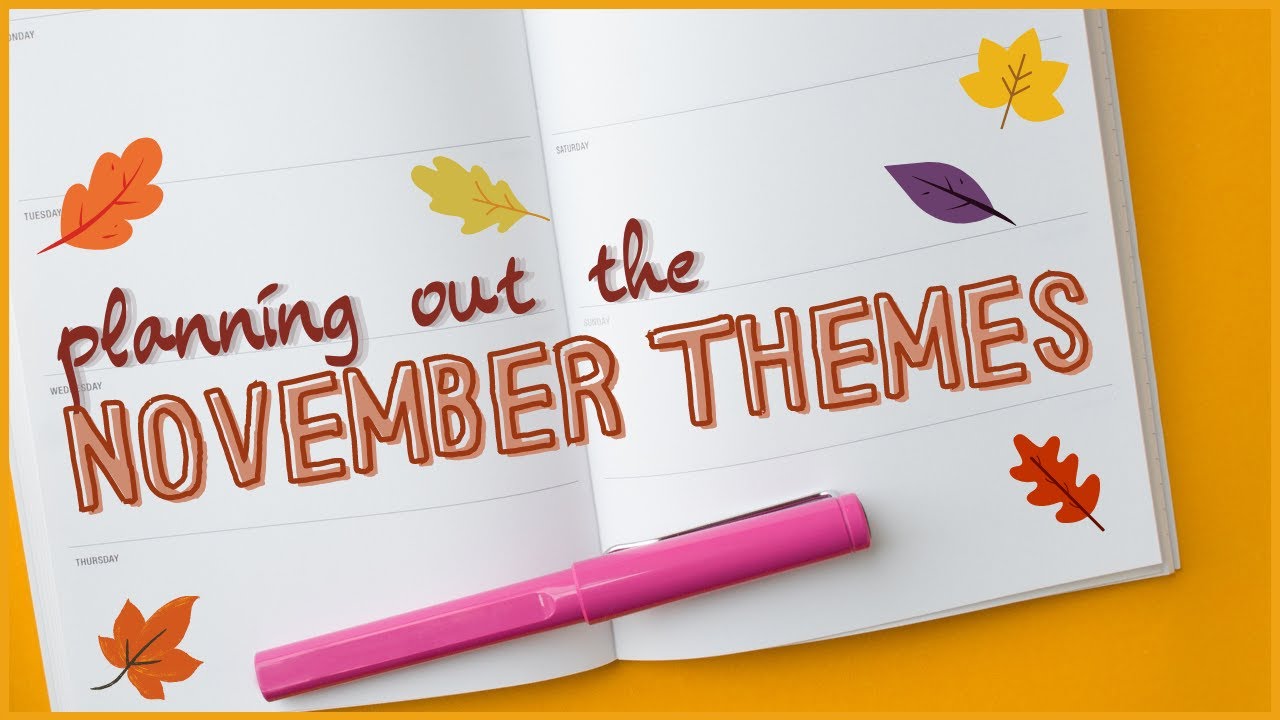 Planning Your Toddler and Preschool November Themes
