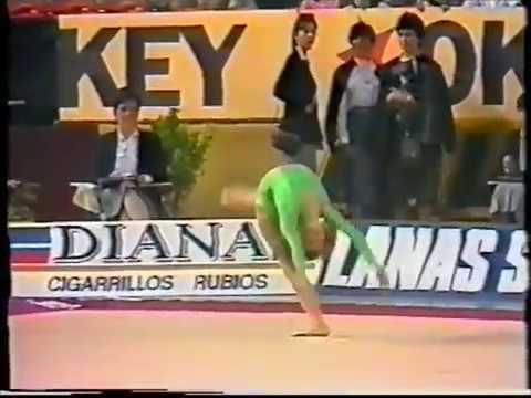Silvia YUSTOS (ESP) free hands - 1984 Valladolid international