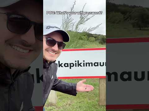 Can you pronounce this? 👀 The longest place name in the world 🌏 #NZAdventures #LongestName #fyp