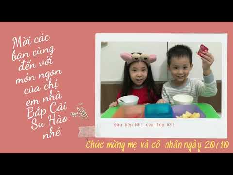 Hướng dẫn trẻ làm hoa quả dầm - MGL A3- MN Hoa Hồng - Hoàng Mai