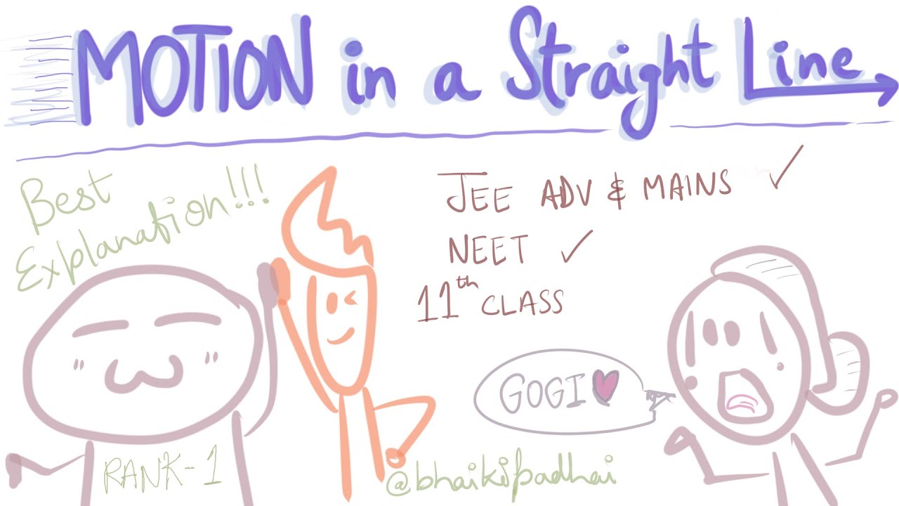 Motion in a Straight Line - ep01 - BKP | Class 11 Physics Explanation in Hindi jee neet Displacement