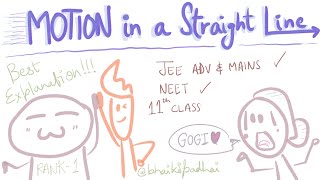 Motion in a Straight Line - ep01 - BKP | Class 11 Physics Explanation in Hindi jee neet Displacement