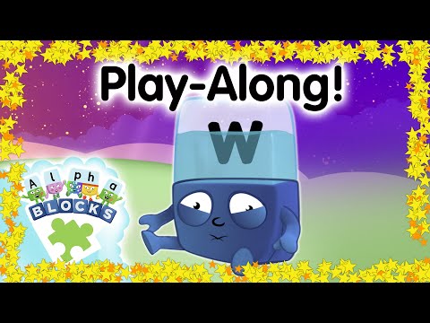Alphablocks - Can You Find W? | #PlayAlong | Learn to Read