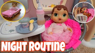 Baby Alive Abby's Night Routine feeding, changing baby doll and new car