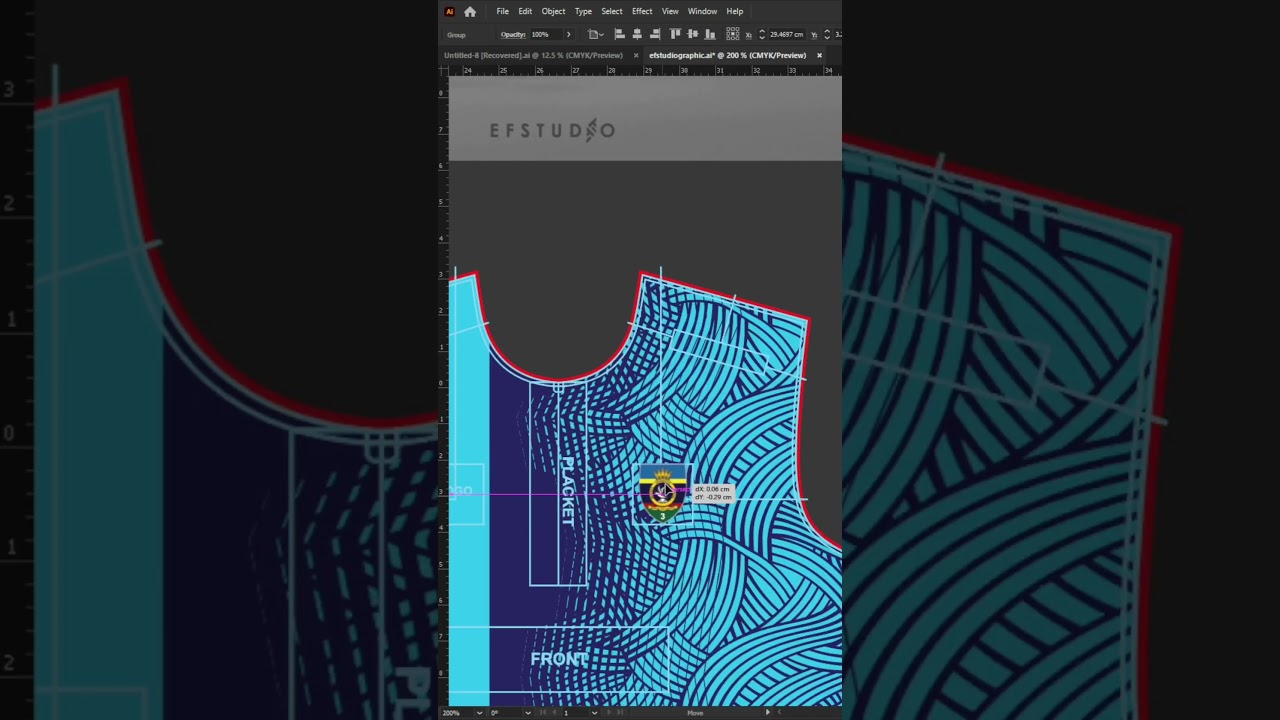 AI Tutorial 517: Jersey Design Idea | Part 87 - Simple Design Jersey Tutorial