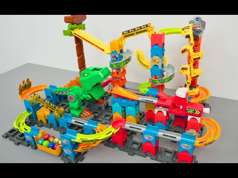 Vtech Marble Rush Magnetic Dino Adventure | Launch  Marbles | Construction Toys