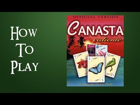 How To Play Canasta Caliente (2 Player) - YouTube