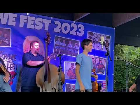 Owen Hoopes joined JD Crowe New South Reunion at Crowefest Clay City KY