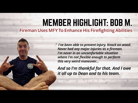 Fireman Uses Man Flow Yoga To Enhance His Firefighting Abilities (Member Highlight: Bob M.)